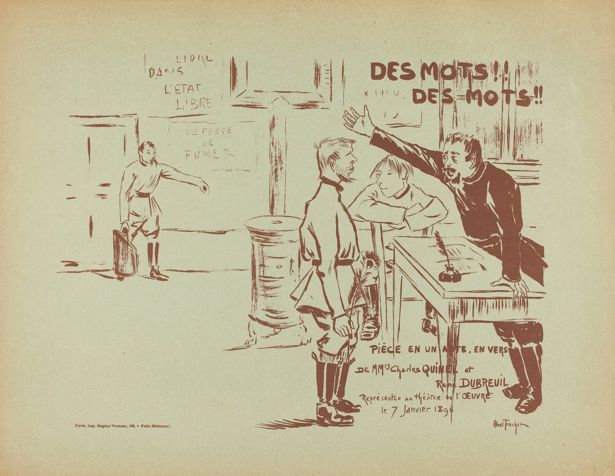 Ord! Ord!, 1896. af Louis Abel Truchet