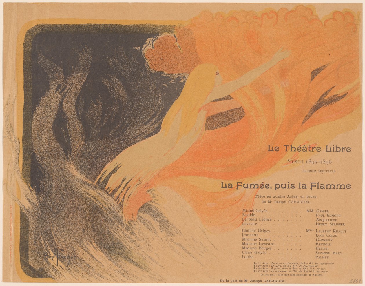 The Free Theatre: The Smoke, then the Flame, 24. oktober 1895. af Louis Abel Truchet