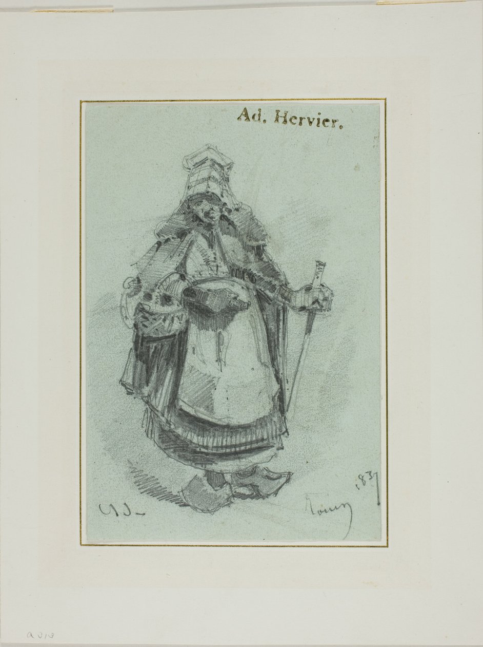 Bondekvinde af Louis Adolphe Hervier