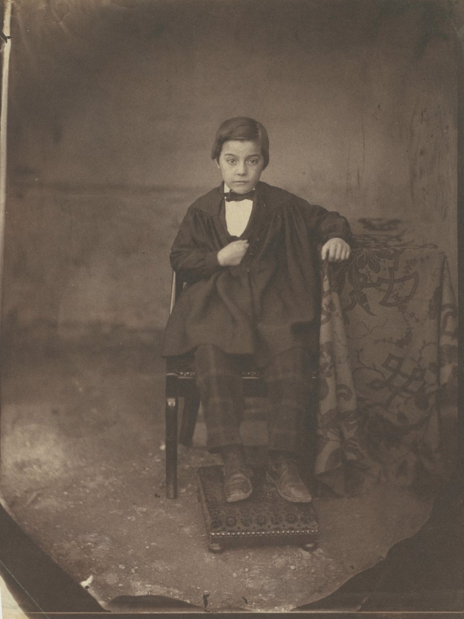 Portræt af en ung dreng af Louis Adolphe Humbert de Molard