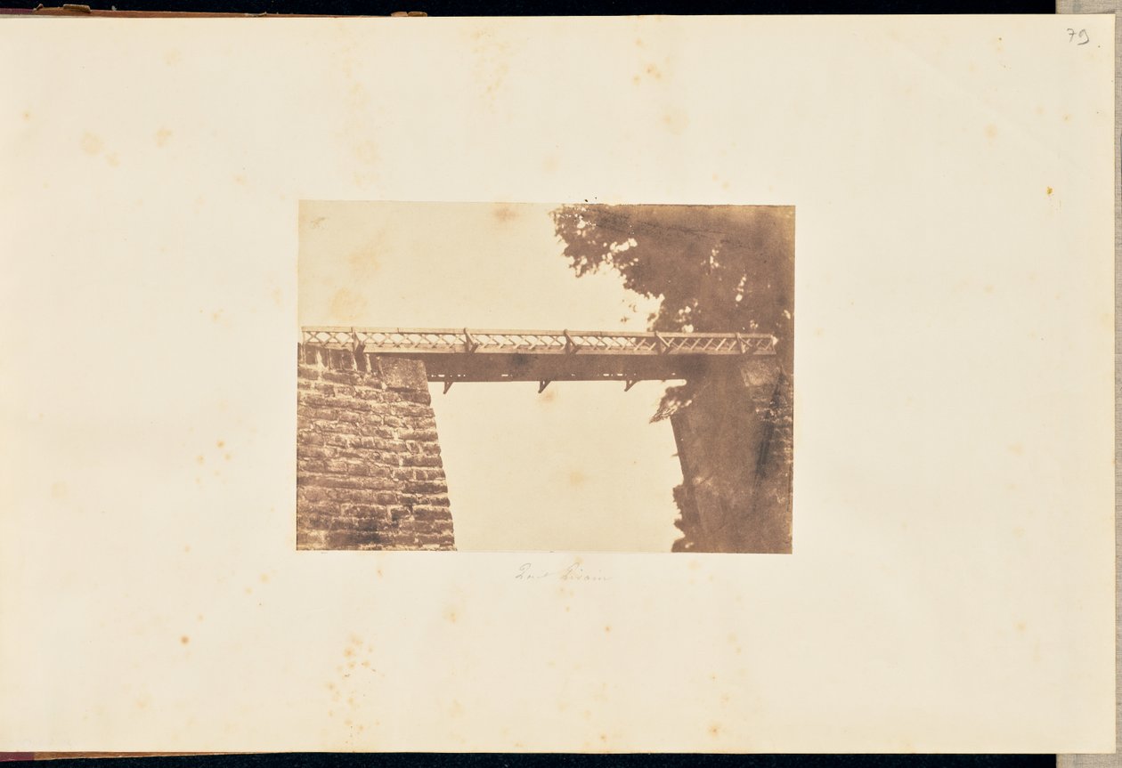 Pont Perain af Louis Alphonse Davanne