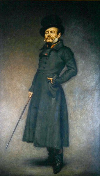 Firmin Gemier (1869-1933) i rollen som oberst Bridau i stykket 