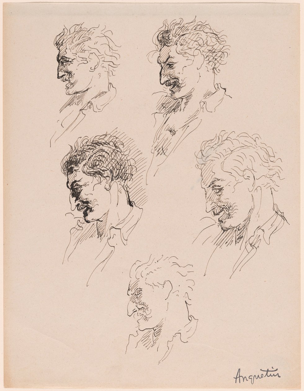 Hovedstudier af Louis Anquetin
