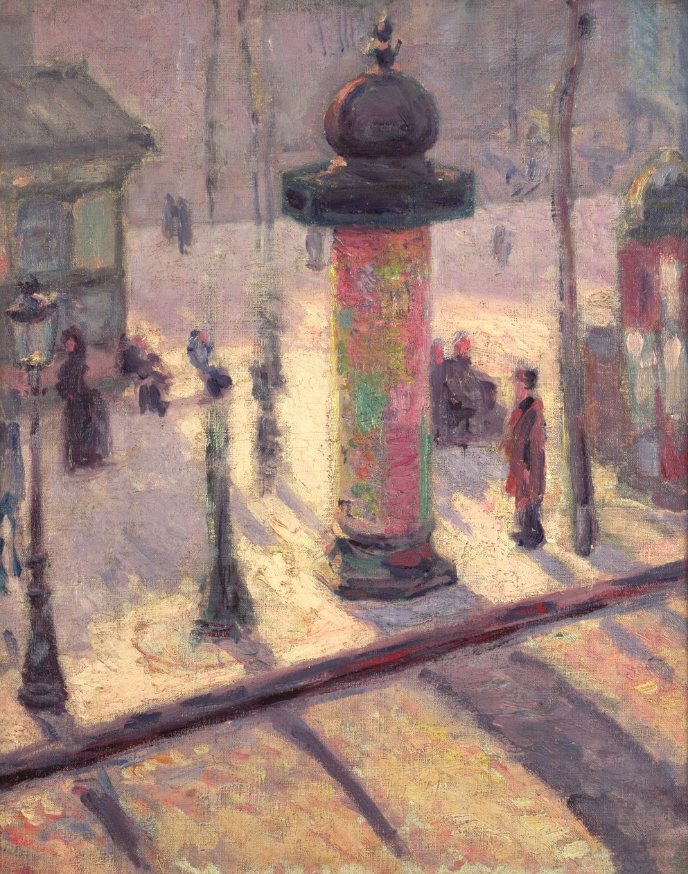 Kiosk på Boulevard Clichy, 1886-7 af Louis Anquetin