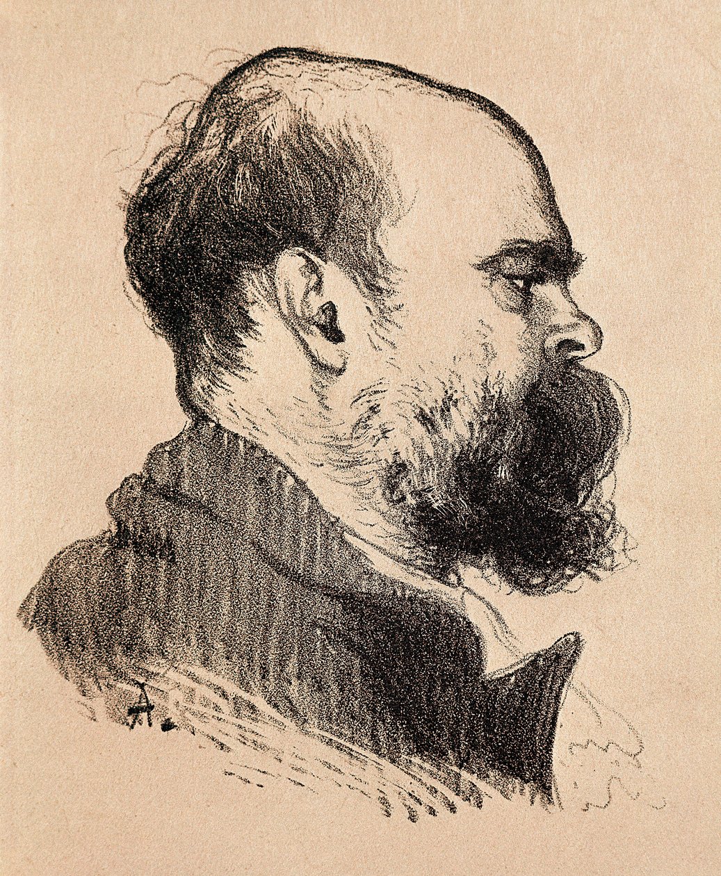 Portræt af Paul Verlaine af Louis Anquetin