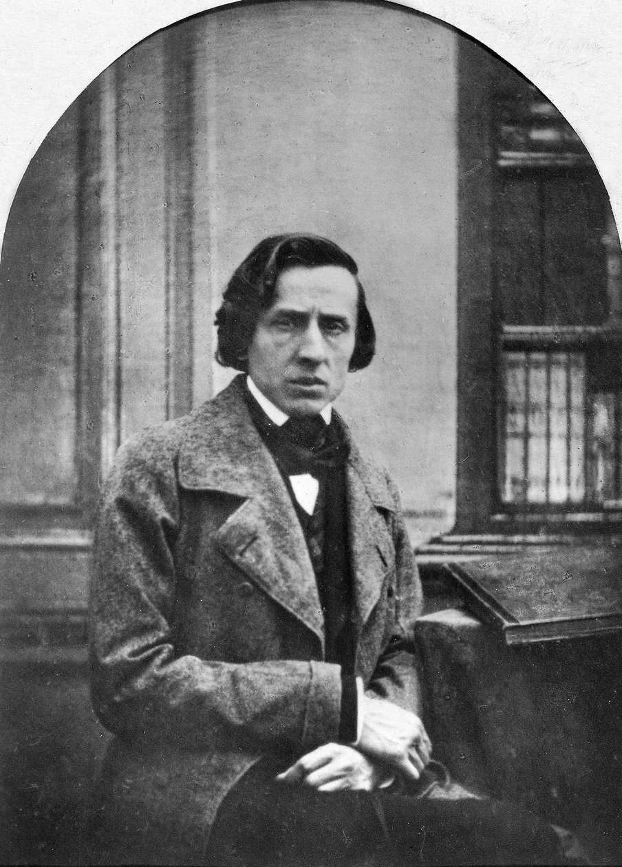 Den polske komponist og pianist Frederic Chopin af Louis Auguste Bisson