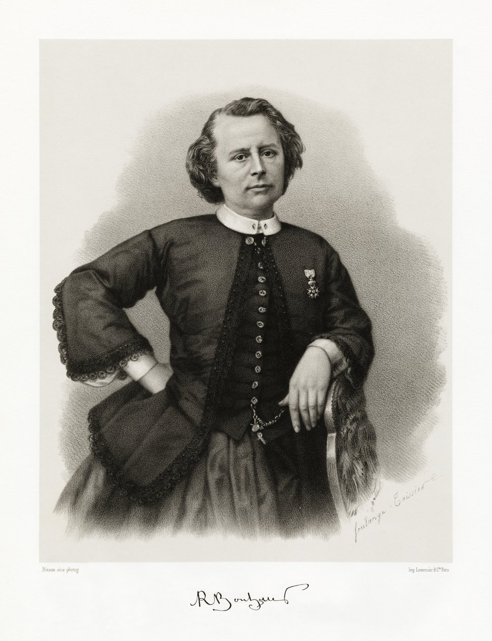 Rosalie Bonheur, 1865-66 af Louis Auguste Bisson