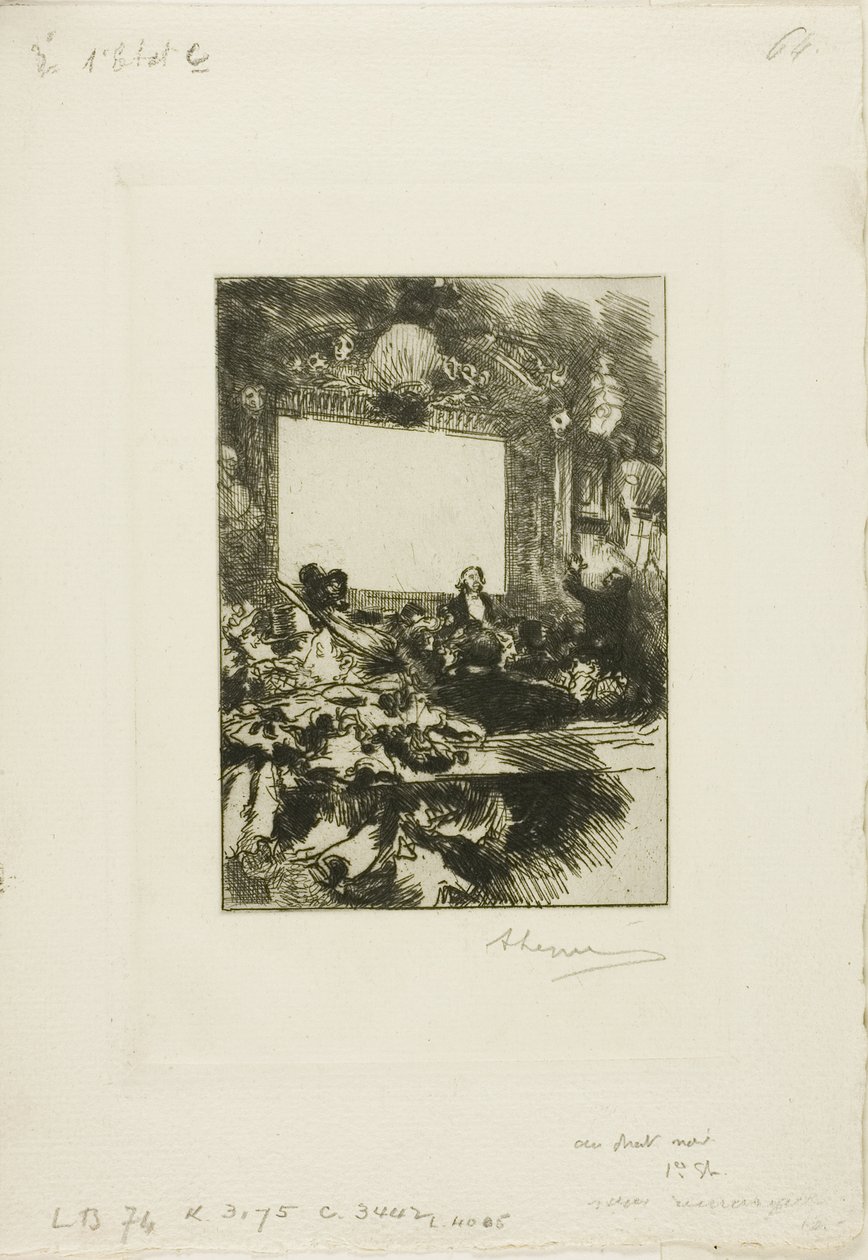 På Chat Noir af Louis Auguste Lepère
