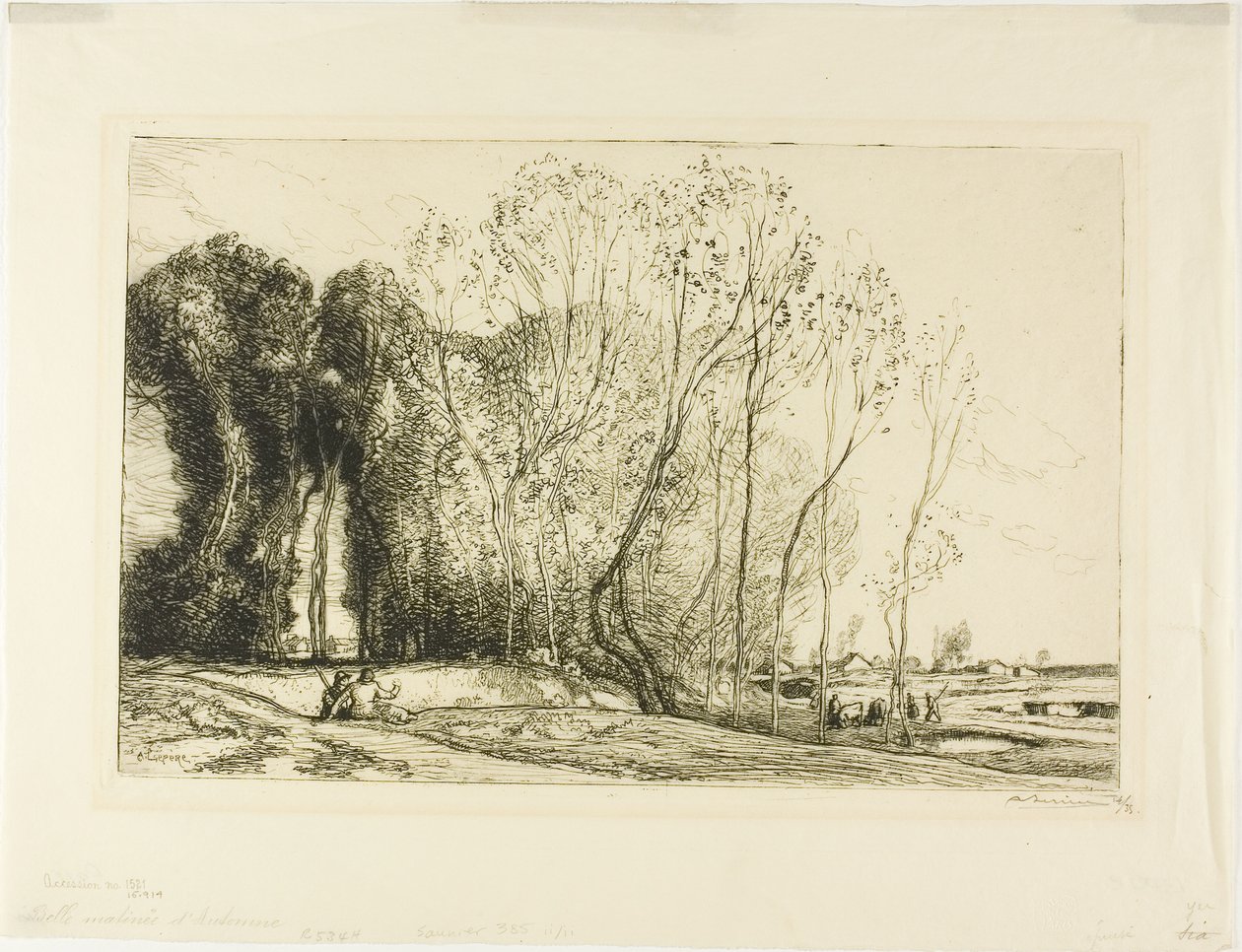 Smuk efterårsmorgen af Louis Auguste Lepère