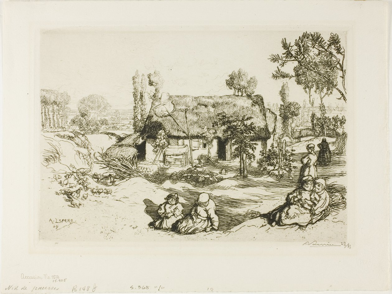 De fattiges rede af Louis Auguste Lepère