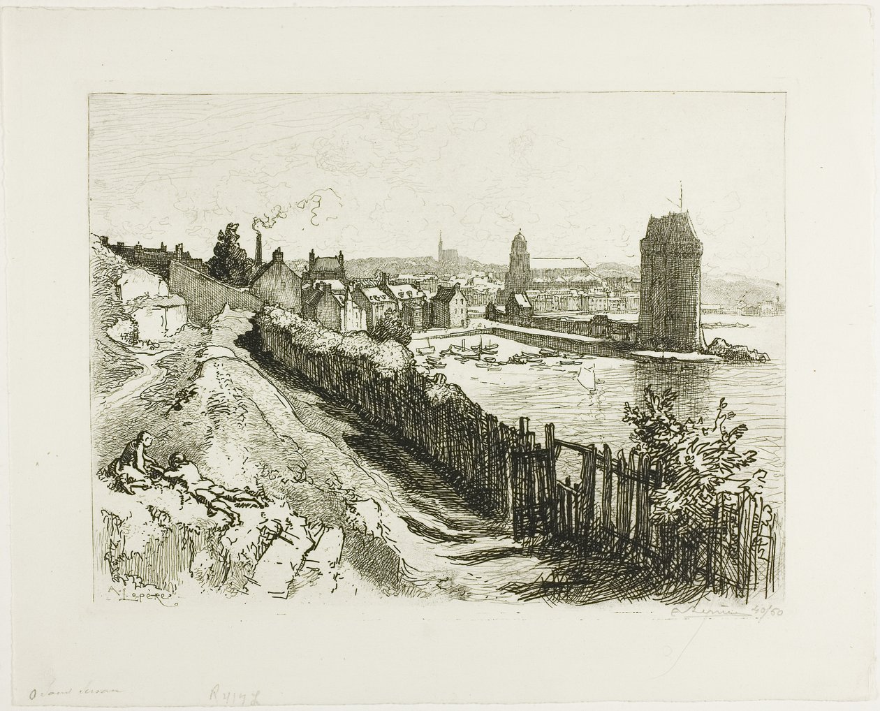 Saint-Servan af Louis Auguste Lepère
