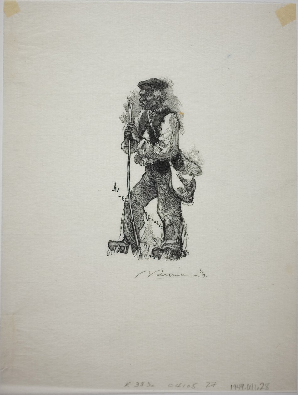 Slangejæger af Louis Auguste Lepère
