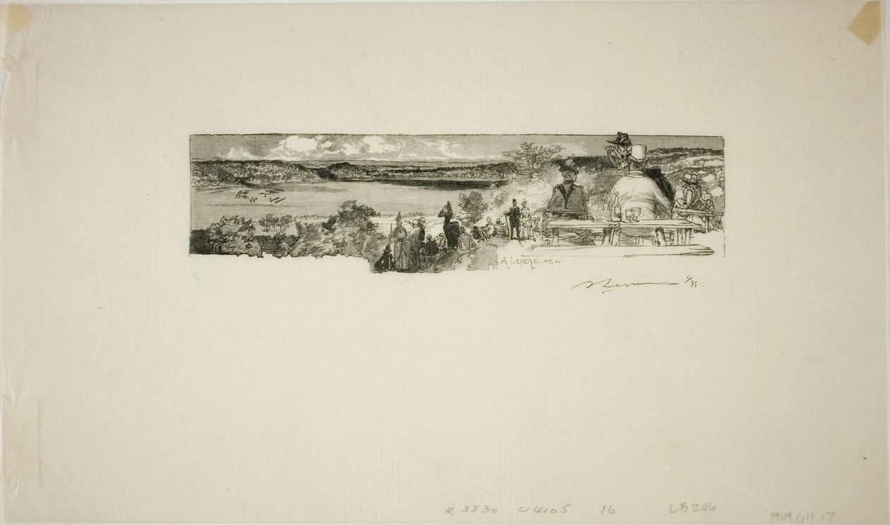 Sole Valley af Louis Auguste Lepère