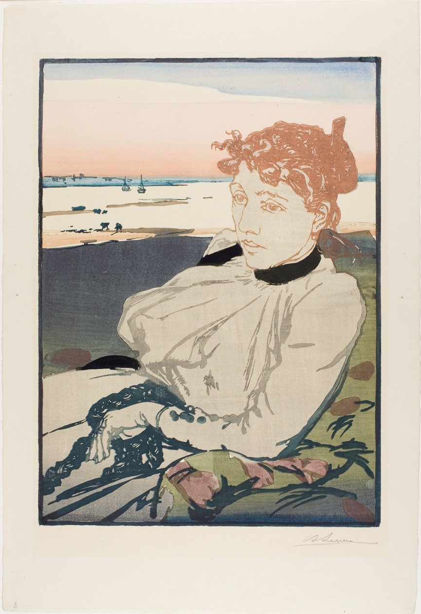Den rekonvalescente, Madame Lepère af Louis Auguste Lepère