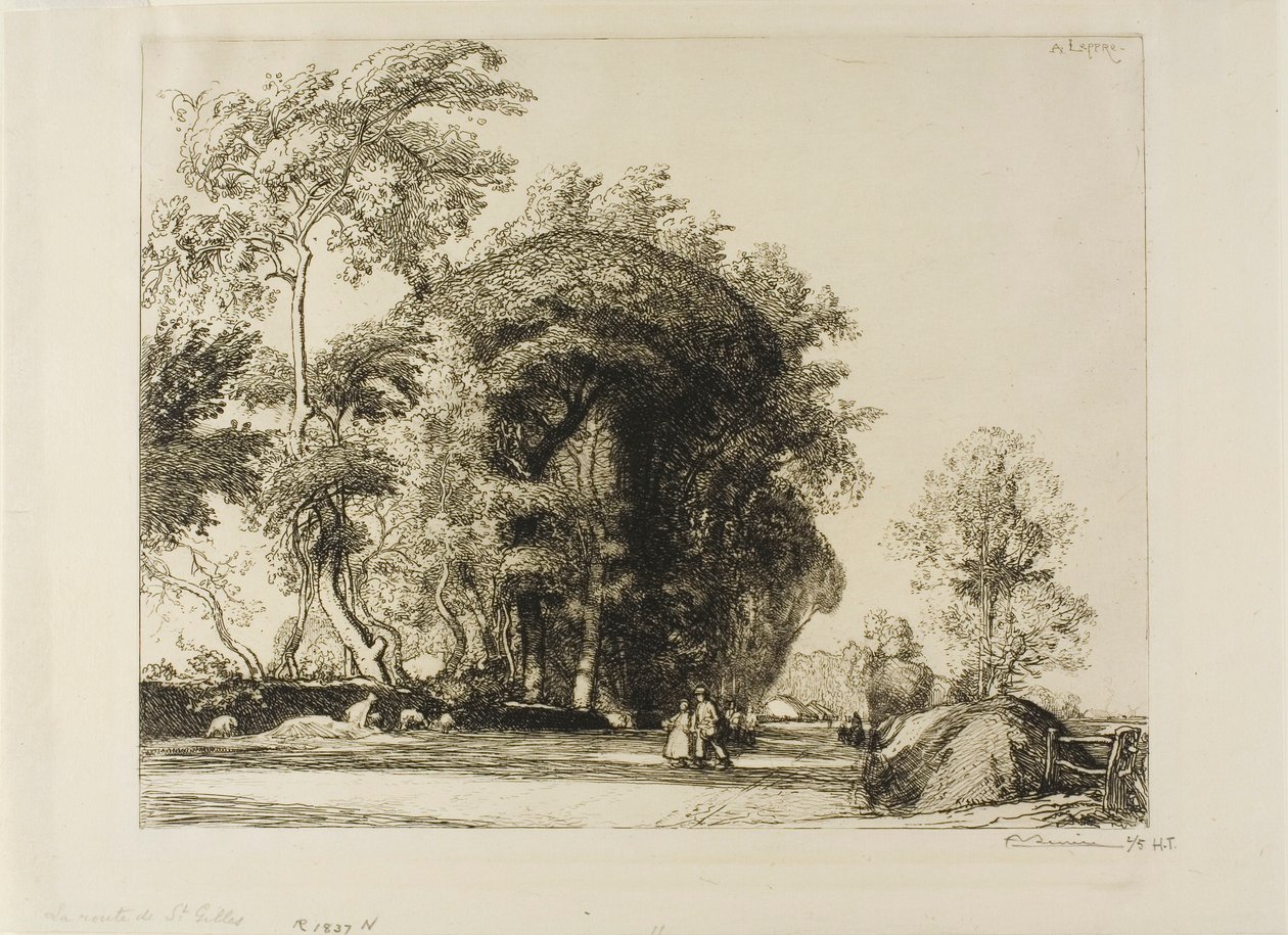 Vejen til St. Gilles af Louis Auguste Lepère