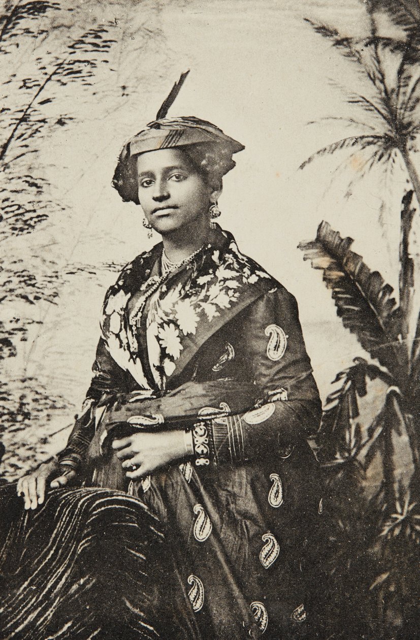 MARTINIQUE - Type og kreolsk kostume, ca. 1920. af Louis Bauer