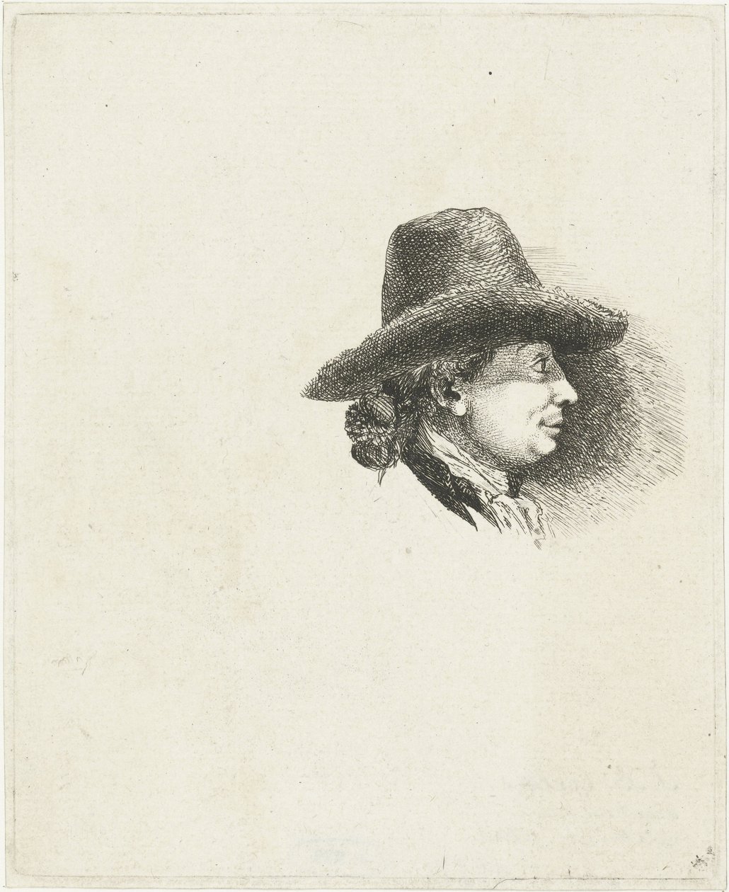 Studieark med portrætter af Louis Bernard Coclers og hans familie af Louis Bernard Coclers