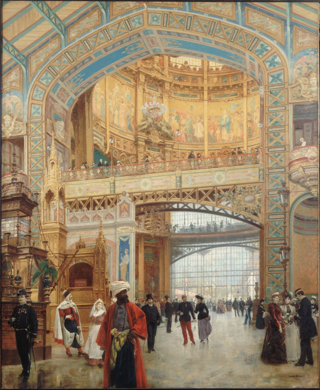 Galerie des machines på verdensudstillingen i Paris 1889, 1890. af Louis Beroud