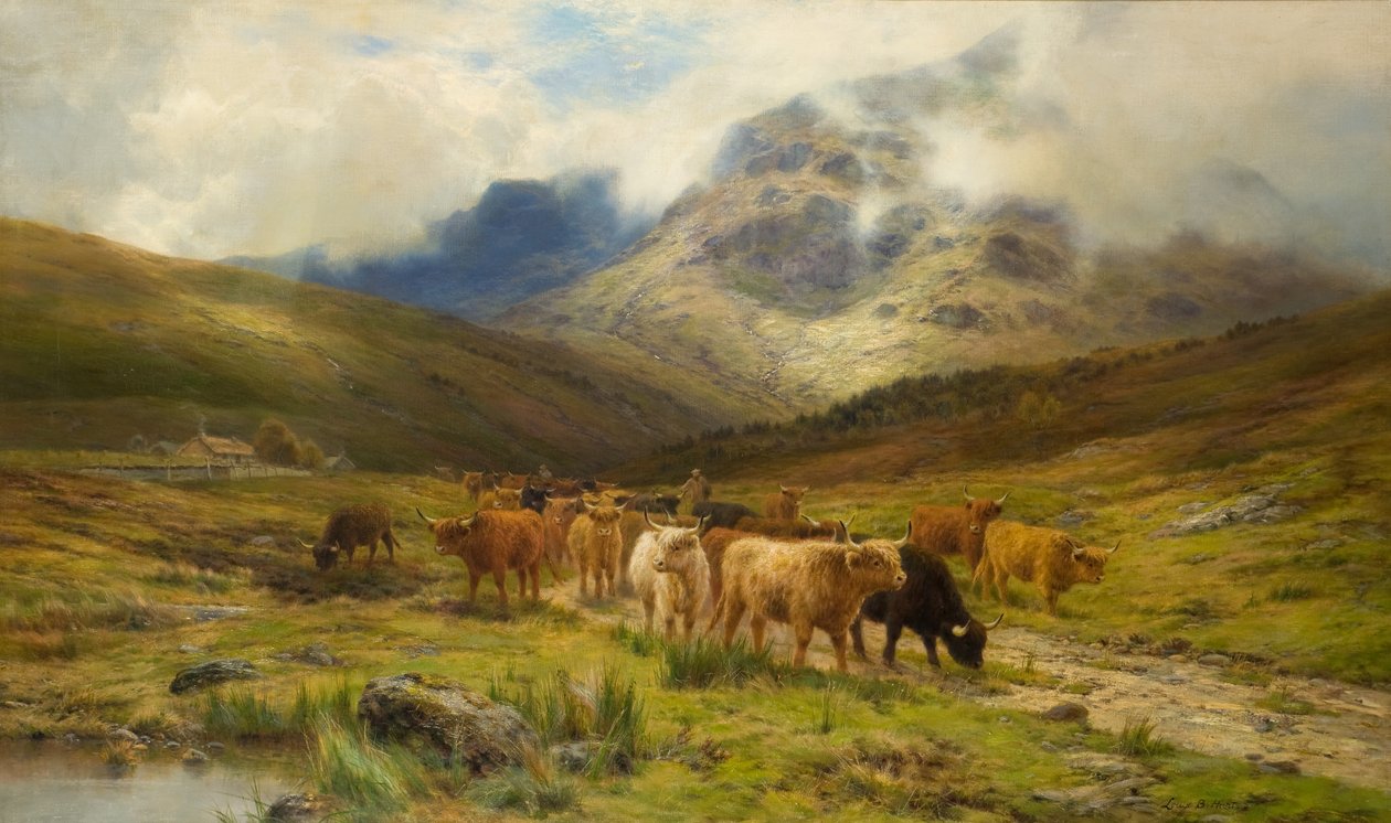 Forlader bakkerne af Louis Bosworth Hurt