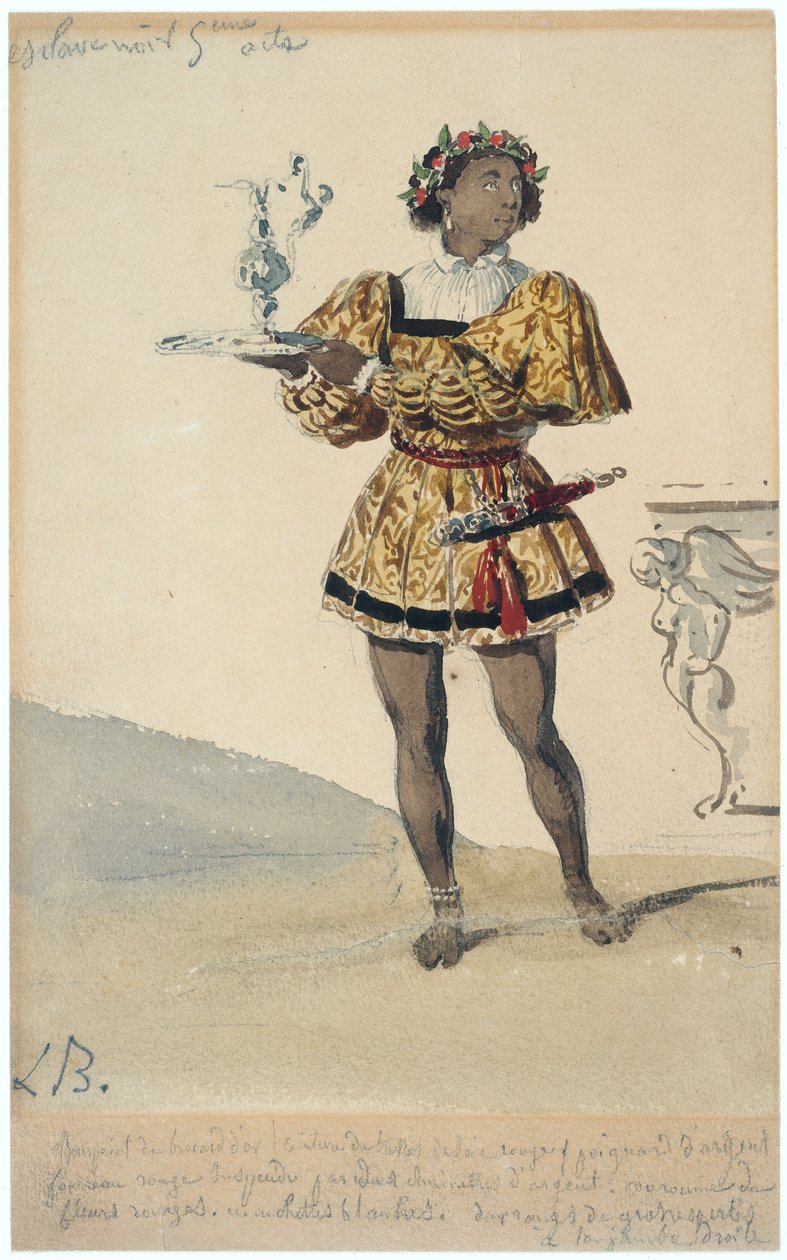 Sort slave af Louis Boulanger