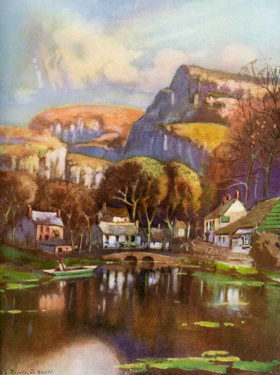 Cheddar Gorge, Somerset, 1924-1926. af Louis Burleigh Bruhl