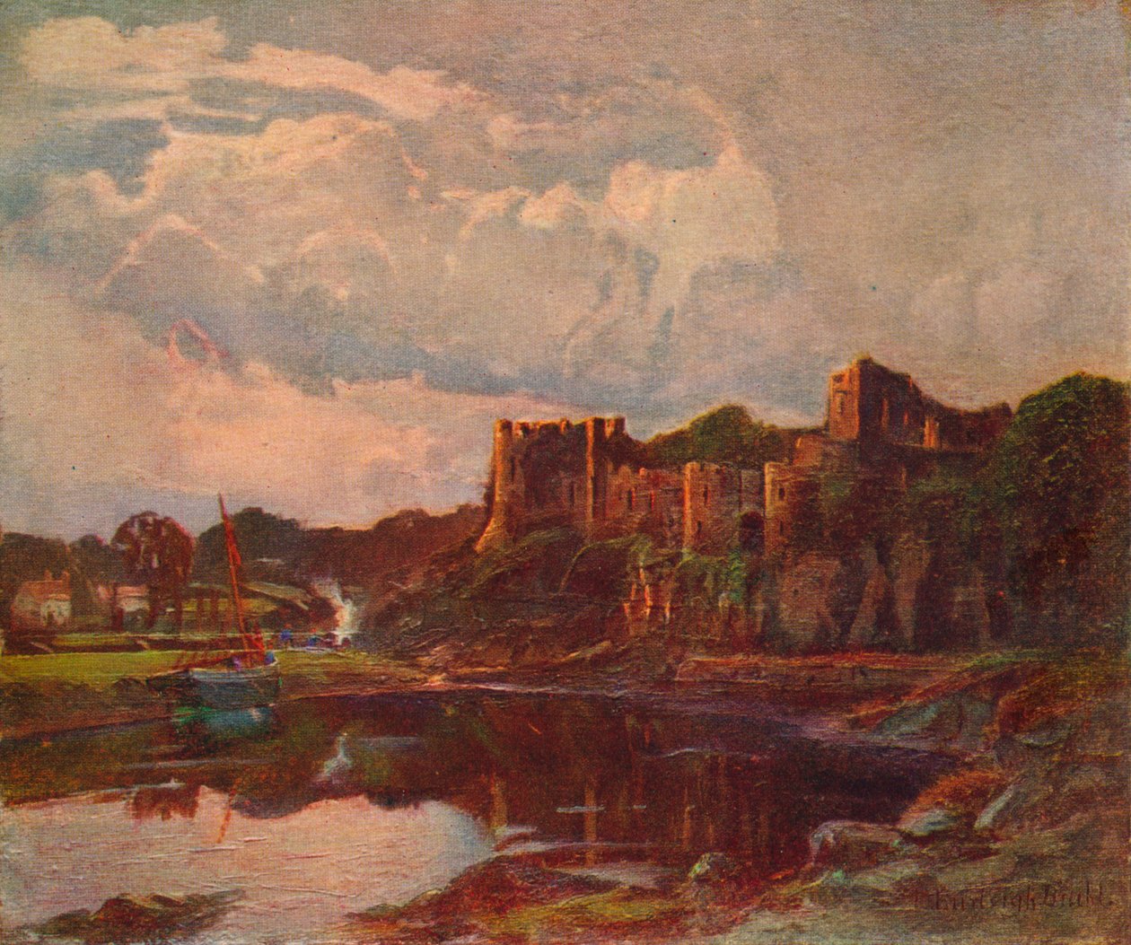 Chepstow Castle, c1862-1924, 1924 af Louis Burleigh Bruhl