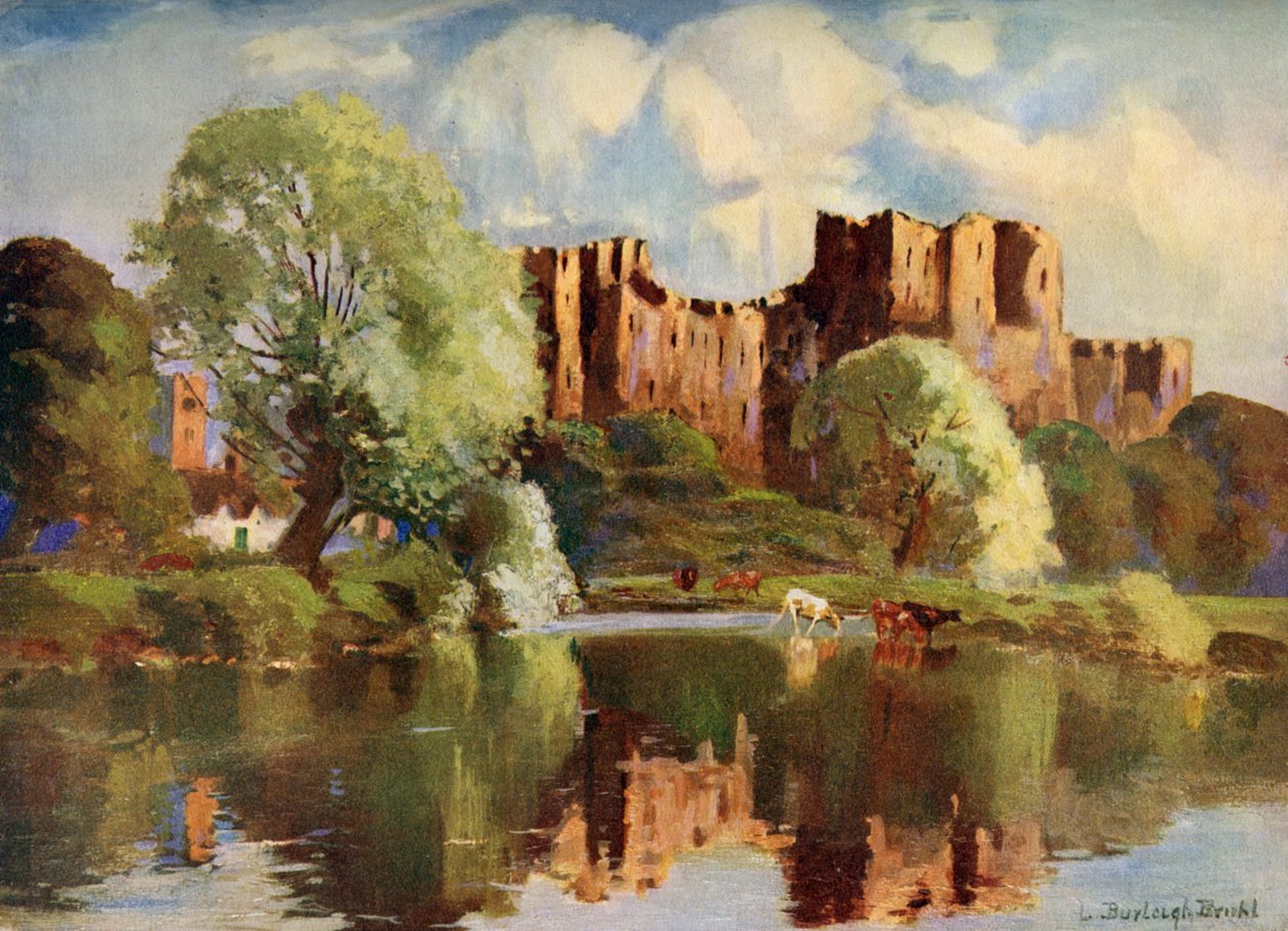 Ludlow Castle, Shropshire, 1924-1926. af Louis Burleigh Bruhl