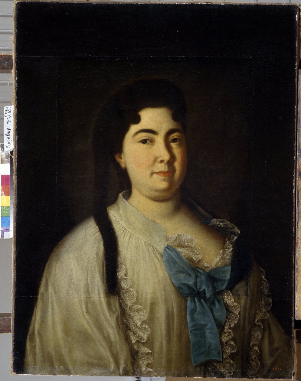 Portræt af kejserinde Catherine I af Rusland (Marthe Helene Skavronskaia af Louis Caravaque