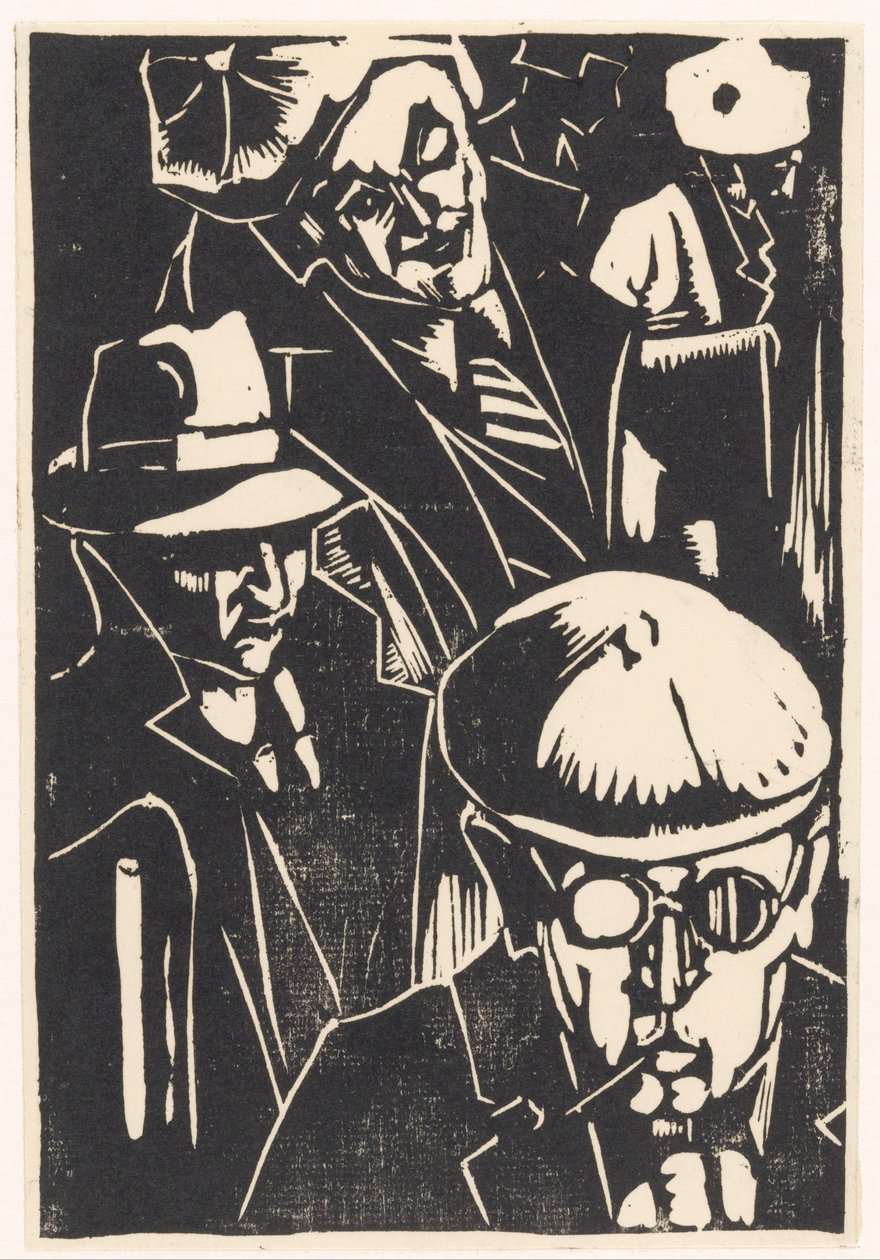 Forbipasserende (original titel på objektet) af Louis Cardinaals (signed by artist)