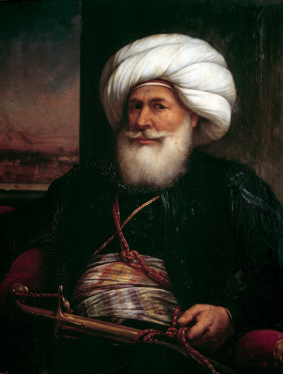 Portræt af Muhammad Ali Pasha af Louis Charles Auguste Couder