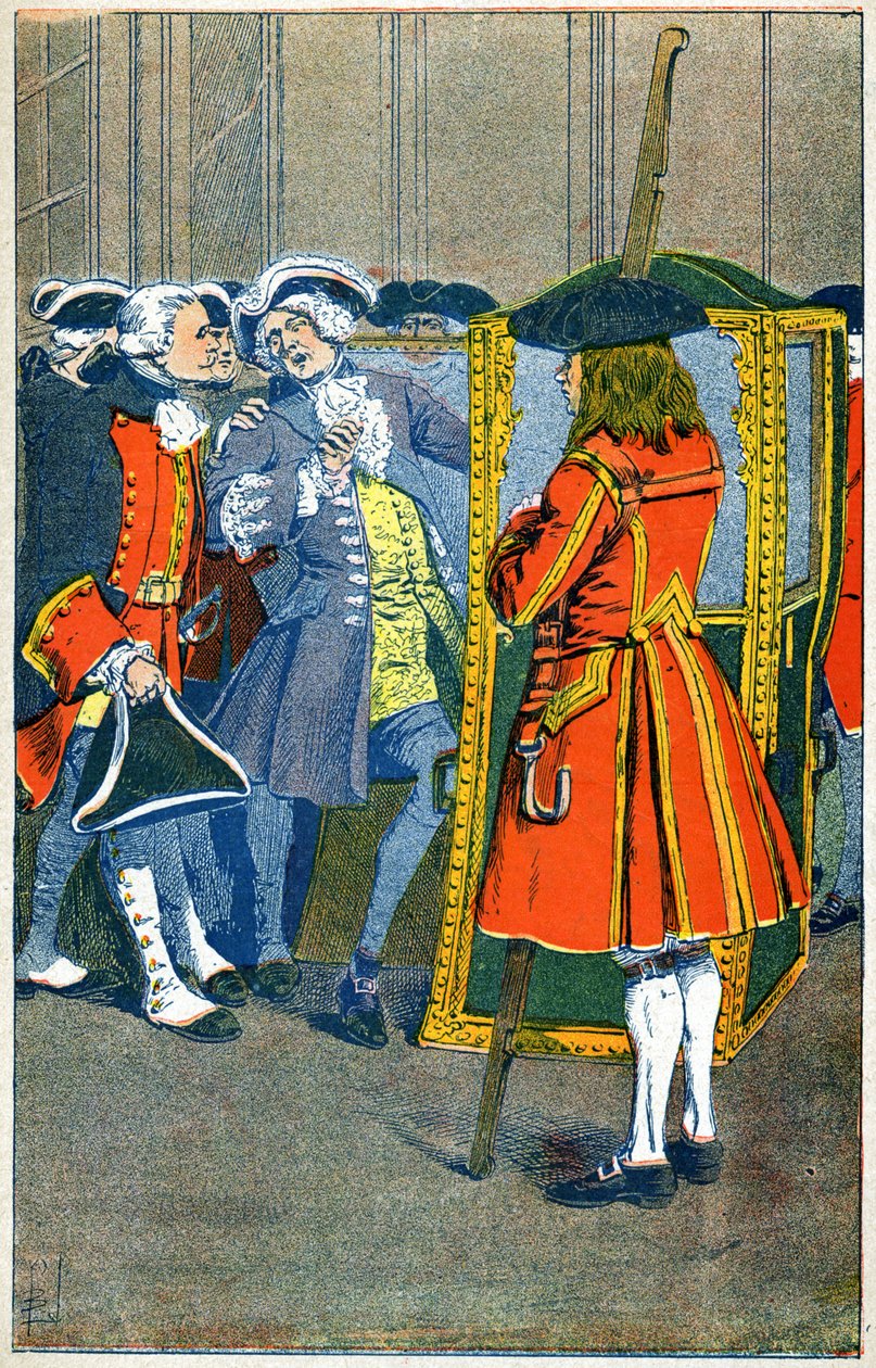 Bortførelse af Villeroy 1722 af Louis Charles Bombled