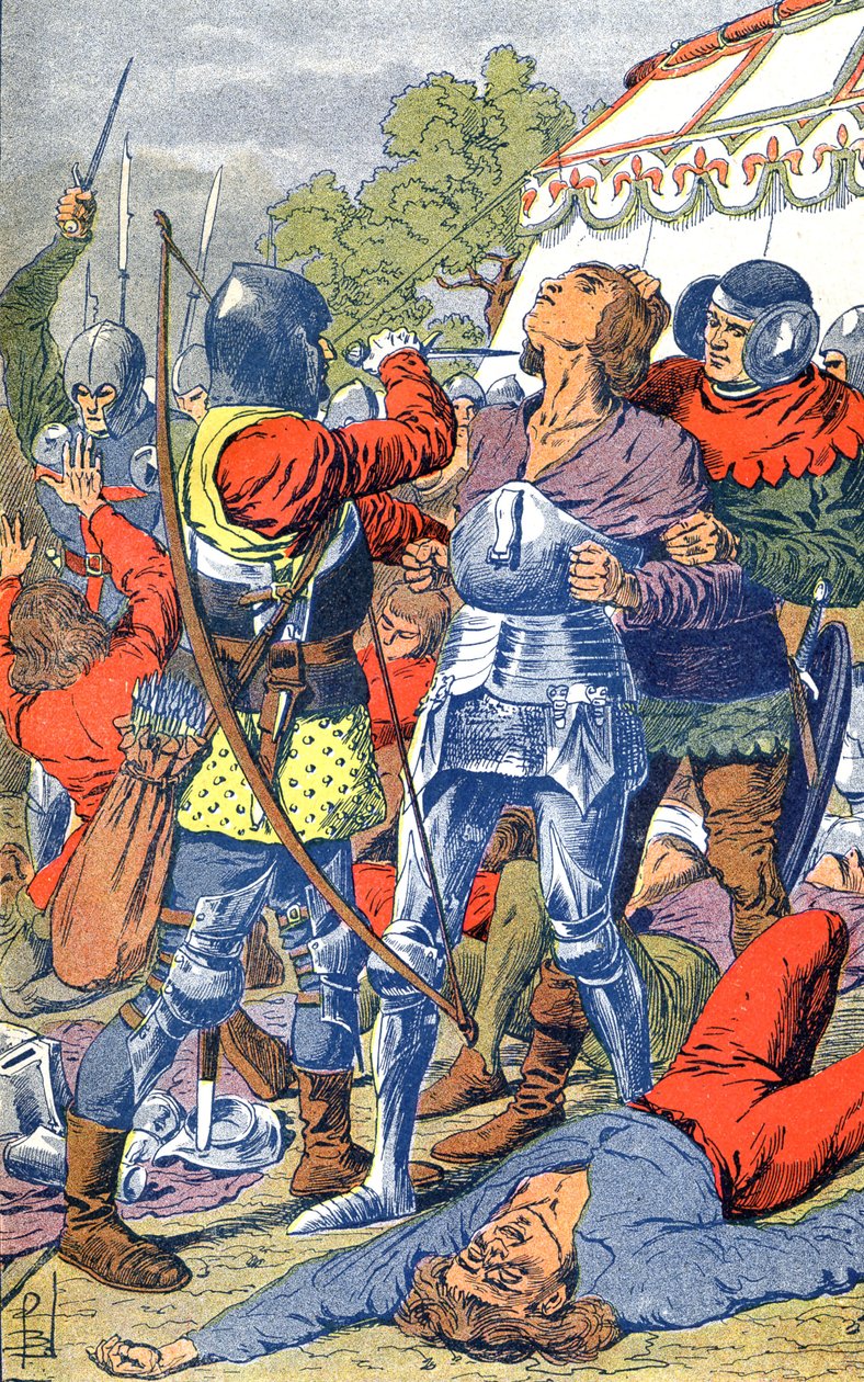 Slaget ved Agincourt af Louis Charles Bombled
