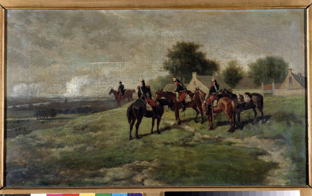 Cuirassiers (maleri) af Louis Charles Bombled