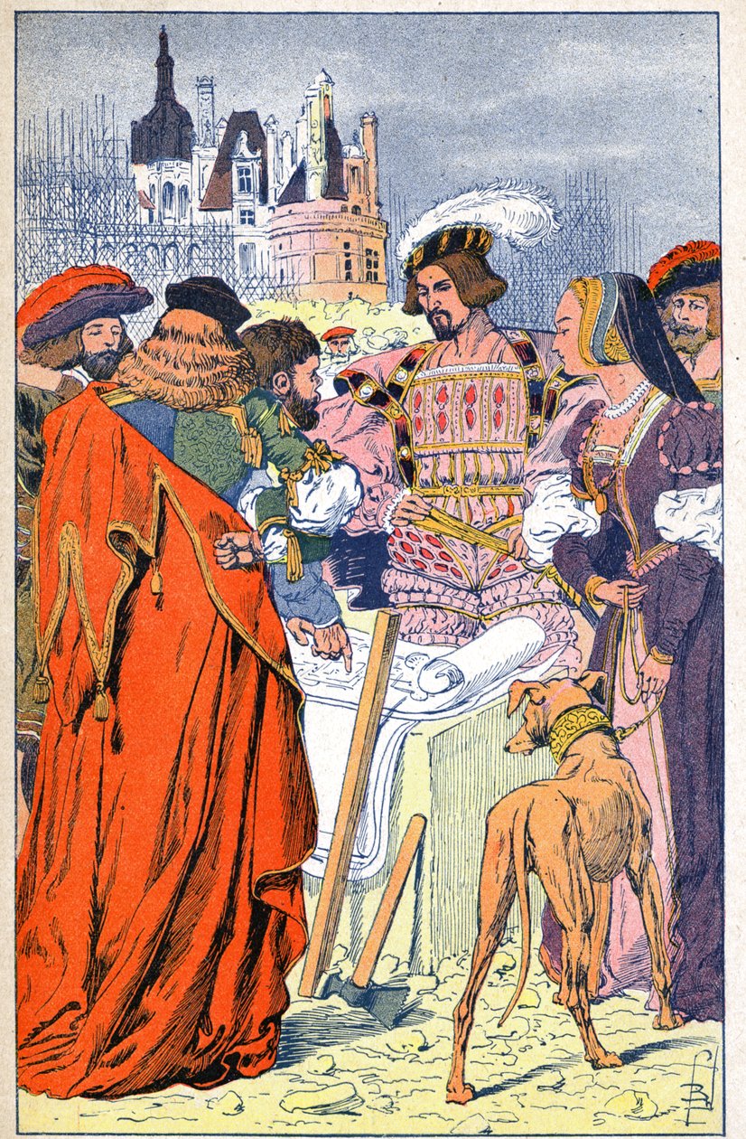 Francois 1 af Louis Charles Bombled