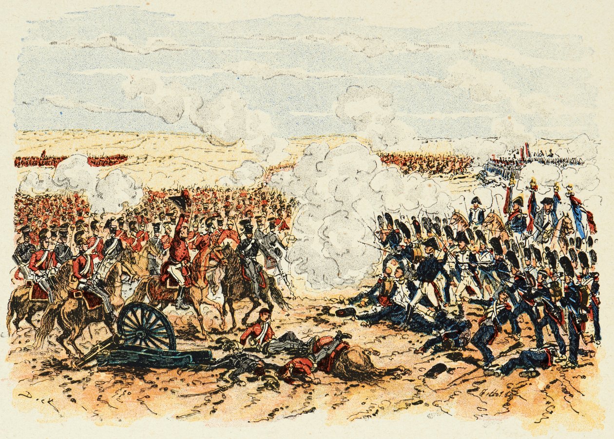 Illustration taget fra bogen "Århundredes helte", anekdotiske oplæsninger af Dick de Lonlay og illustreret af Louis Bombled (1862-1927) af Louis Charles Bombled