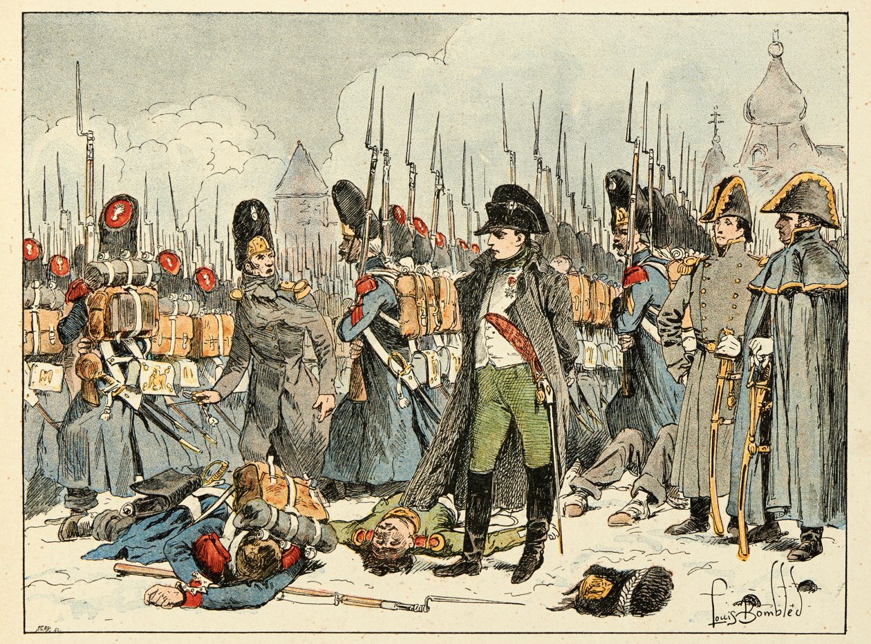 Illustration taget fra bogen "Århundredes helte", anekdotiske oplæsninger af Dick de Lonlay og illustreret af Louis Bombled (1862-1927) af Louis Charles Bombled