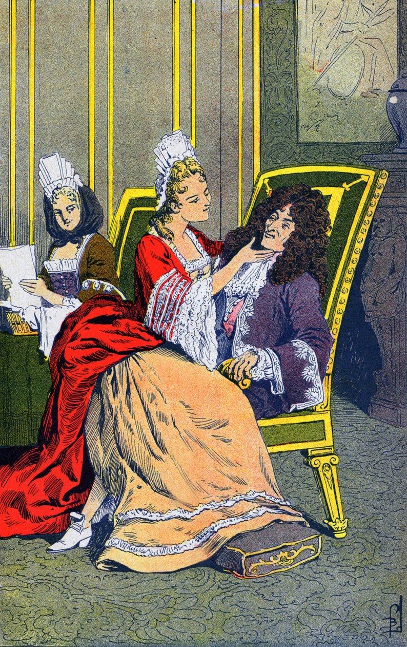 Louis XIV familie af Louis Charles Bombled