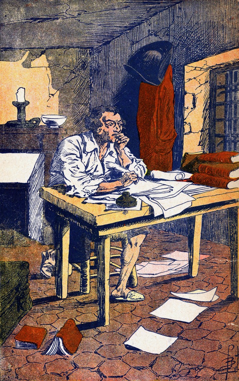 Mirabeau i Vincennes af Louis Charles Bombled