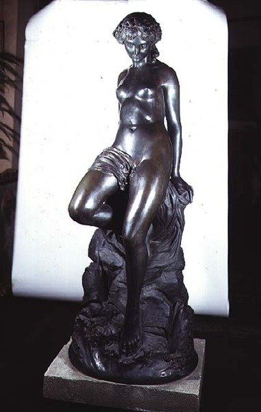 Sara baderen (bronze) af Louis Charles Hippolyte Buhot