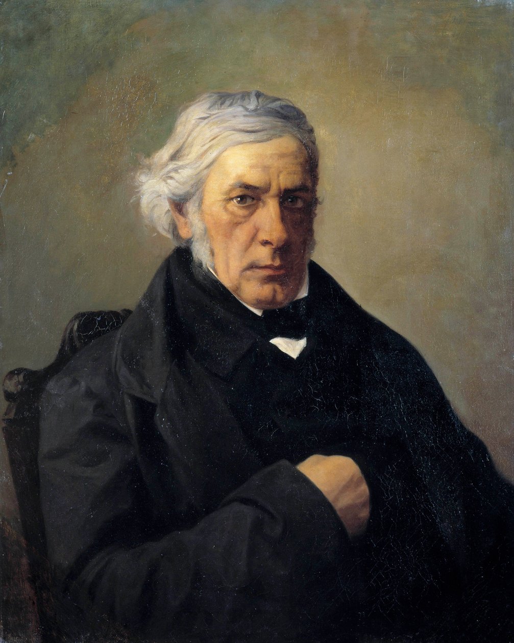 Portræt af filosoffen Victor Cousin (1792-1867) Maleri af Louis Claude Mouchot (1830-1891). 19. århundrede. Svag. 0,73 x 0,60 m - Portræt af filosoffen Victor Cousin (1792-1867). Maleri af Louis Claude Mouchot (1830-1891). 19. århundrede. 0,73 x af Louis Claude Mouchot