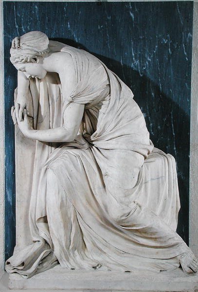 Sorg (marmor) af Louis Claude Vassé