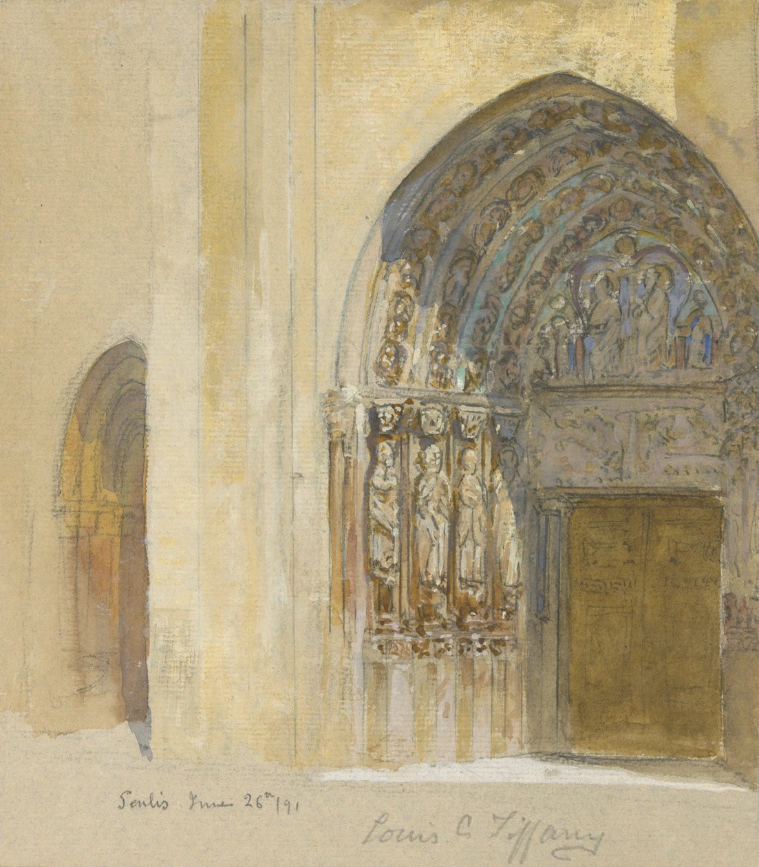 Senlis, 26. juni/91 af Louis Comfort Tiffany