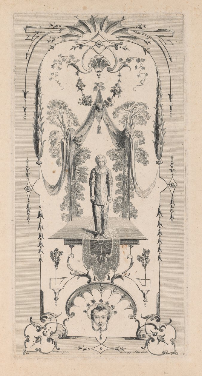 Pjerrot, Arabesque. af Louis Crepy