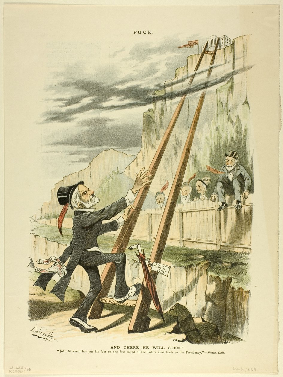 Og der vil han stikke!, fra Puck af Louis Dalrymple
