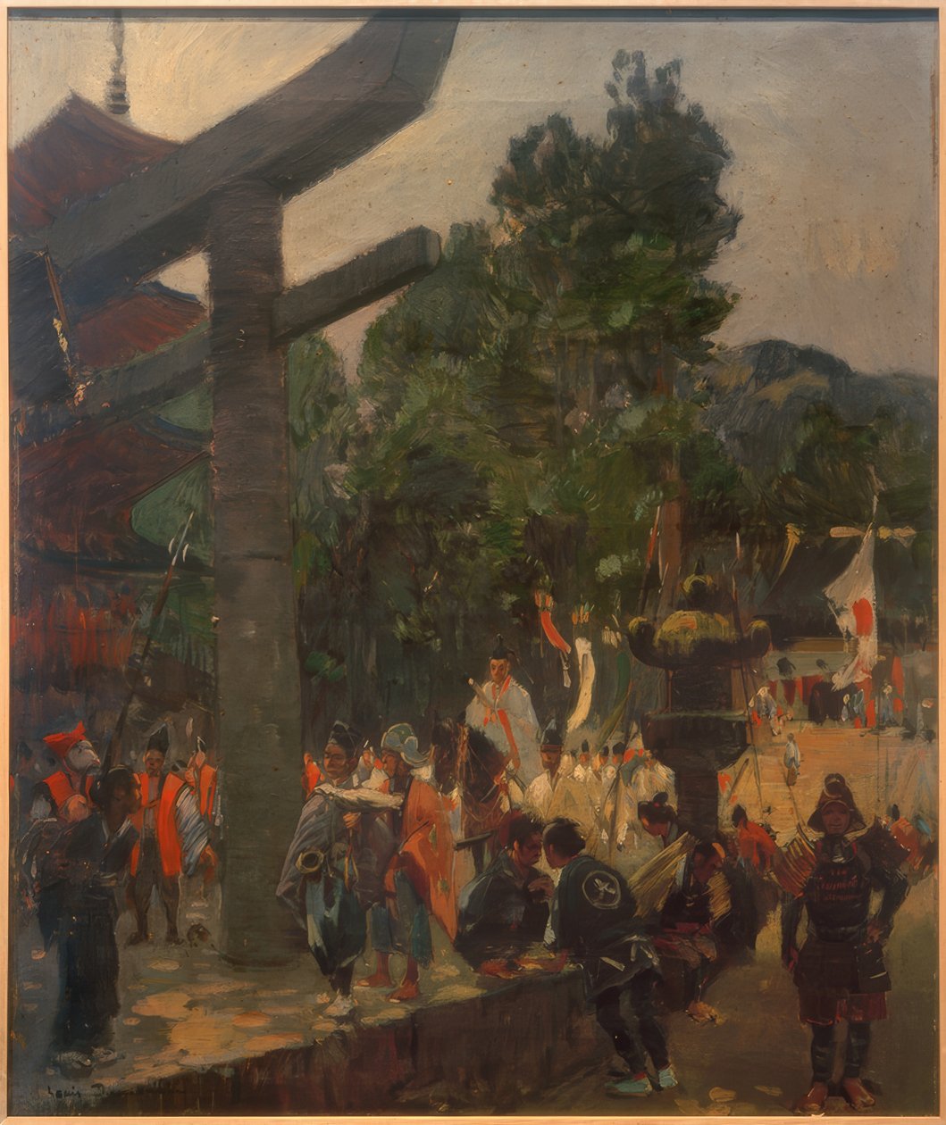 Fest i Nikkô af Louis Dumoulin