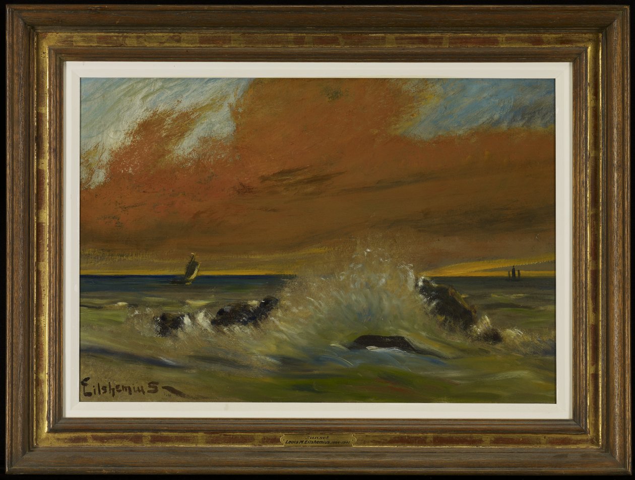 Solnedgang af Louis Eilshemius