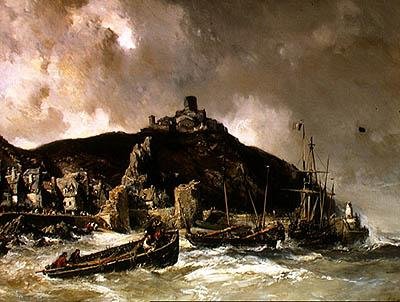 Havnen af Louis Eugene Gabriel Isabey