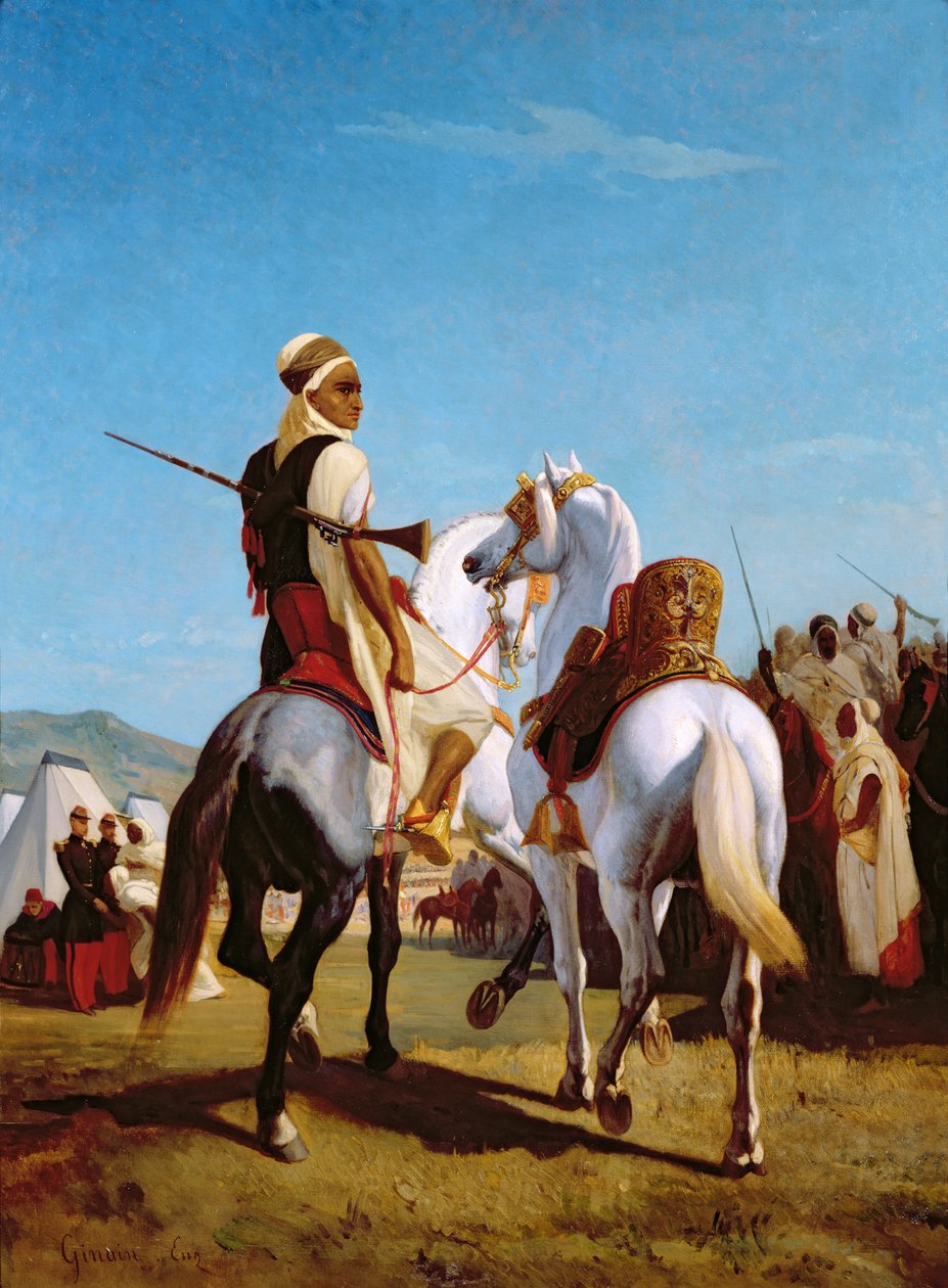 The Horse of Gaada, eller The Horse of Submission, 1864 af Louis Eugene Ginain