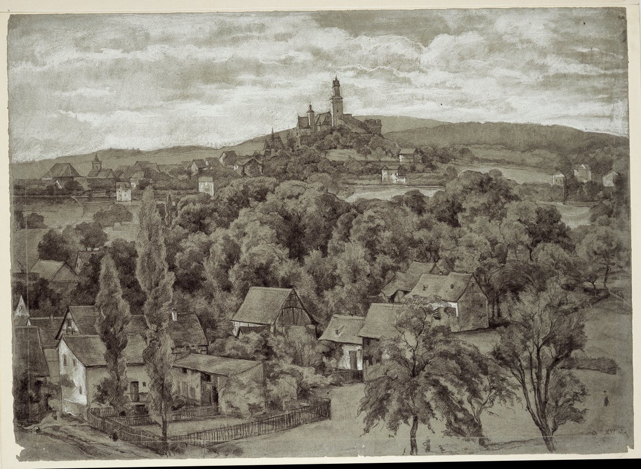 Udsigt over Kronberg af Louis Eysen