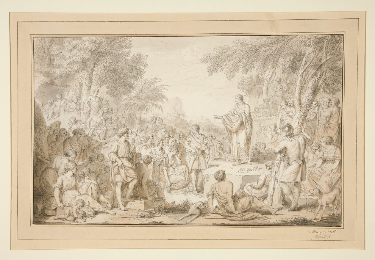 Kristus prædiken af Louis Fabricius Dubourg